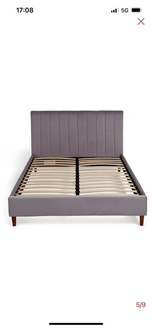 HABITAT PANDORA DOUBLE Bed Frame Grey £150.00 - PicClick UK