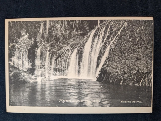 Mossbrae Falls, Dunsmuir California (1908) - Shasta Route SPRR RPO