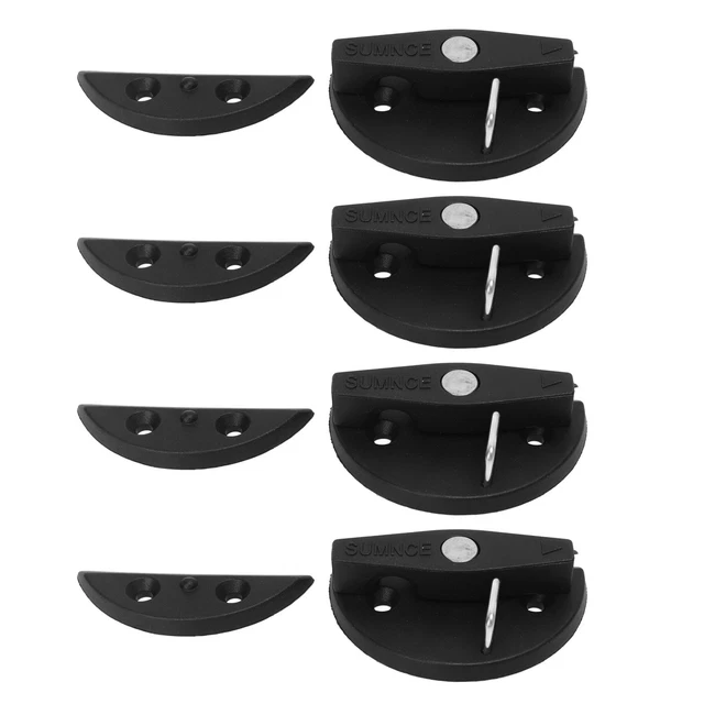 New Part For 4 Sets Boat Cabinet Twist Latch Reinforced Nylon 59mm Round Turn
