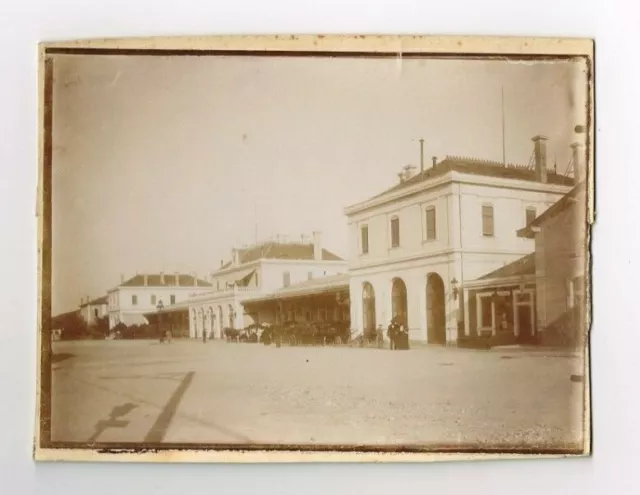 Photo Albumine 1900  Auvergne Clermont Ferrand La Gare