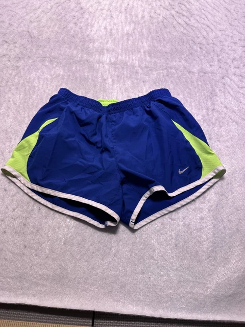 Nike Activewear Shorts Womens Small S Blue Dri Fit Lined Running Lightweight