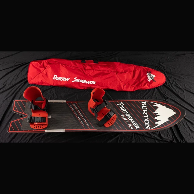 1980s burton elite split tail snowboard Vintage 150 PROJECT Vintage 1985 Burton Performer Elite