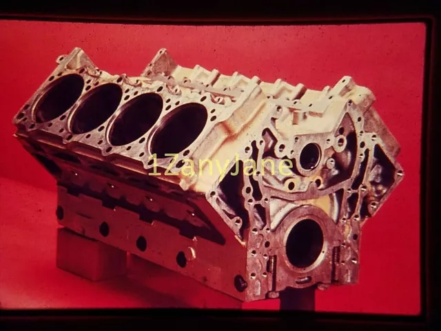 AC0417 35mm Slide of an ALLIS CHALMERS MEDIA ENGINE BLOCK MEDIA SLIDE