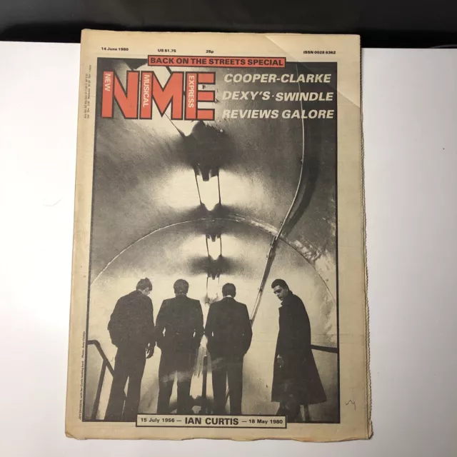 New Musical Express [NME] - 14 June 1980, Ian Curtis Commemorative Issue (NME2)