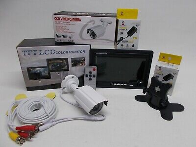 Avidsen Videosorveglianza AVIDSEN123168 Kit 2 Videocamera e DVR Monitor LCD 7" a Colori 