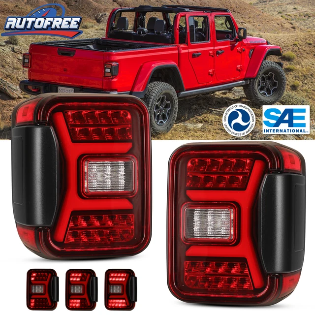 TAIL LIGHTS FOR 1922 Jeep Gladiator JT Full LED Sequential Turn Signal
