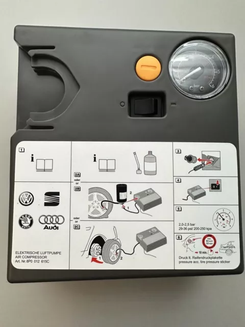 Audi VW Luftkompressor Elektr. Luftpumpe Mobility Compressor 8P0012615C