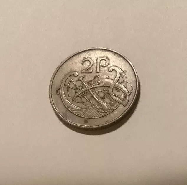 Münze Irland 2 Pence Eire 1971