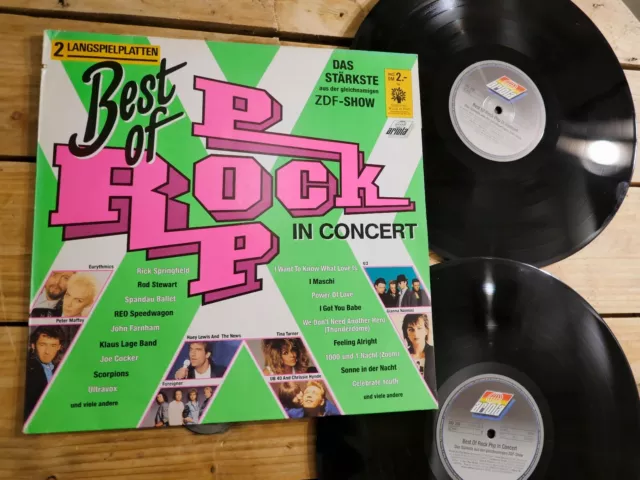 Compilation Best Of Pop Rock 2Lp 33T Vinyle Cover Ex Original 1988