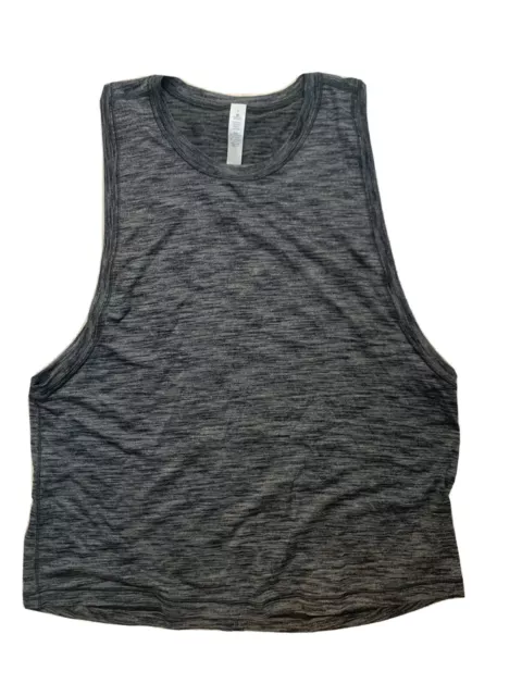 NWT Lululemon Womens Cardio Squad Muscle Tank Top 6 grey/black