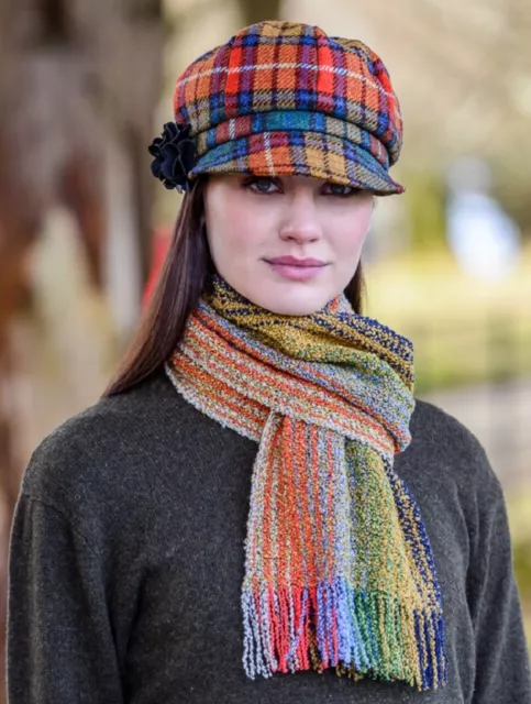 Mucros Weavers Skellig Scarf Women's Wool Cashmere Multi-Colour Made in Ireland