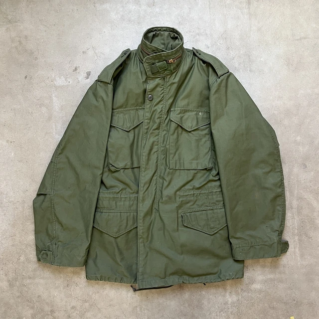 MEDIUM LONG M65 Field Jacket Alpha 1974 Vietnam Og107 Vtg 70s 100.00