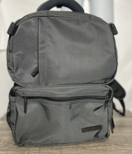 EDDIE BOWER Rolling Duffel Wheeled Gray Travel Garment Bag / Backpack Suitcase