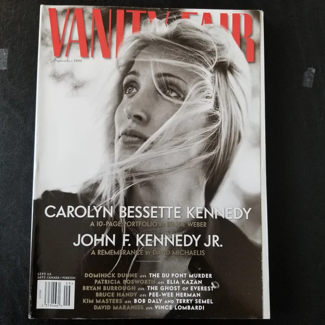 VANITY FAIR Carolyn Bessette Kennedy & JFK JR September 1999 Issue