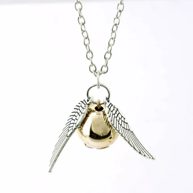 Collier Harry Potter VIF D'OR ailes pour Femme et Homme