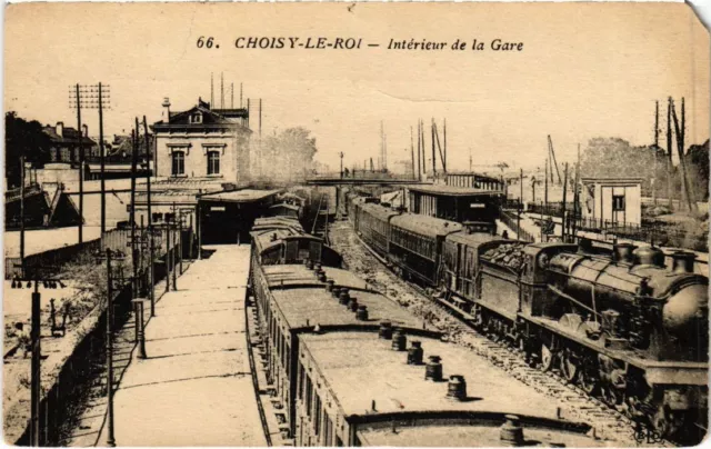 CPA AK Choisy le Roi Interieur de la Gare FRANCE (1282558)