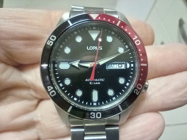 LORUS PEPSI DIVERS Automatic Watch Exhibition Back Seiko movt 10atm Stunning 69.00 PicClick UK