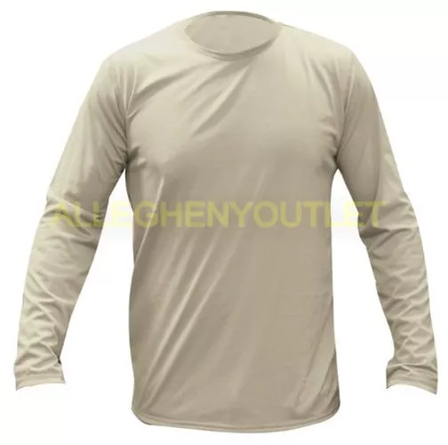 USGI Peckham Gen III ECWCS Light Weight LS Thermal Undershirt Sand Many Sizes LN
