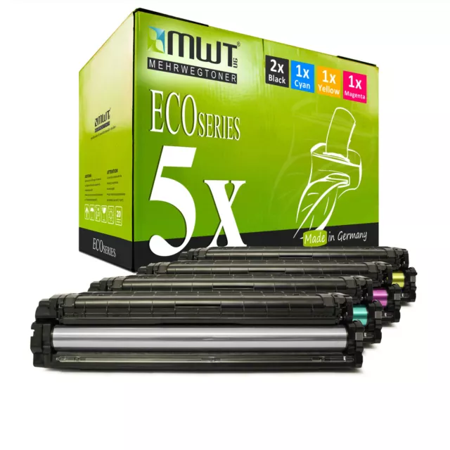 5x Éco Toner pour Samsung CLX-6260-FR CLX-6260-FW CLP-680-DW CLP-680-ND