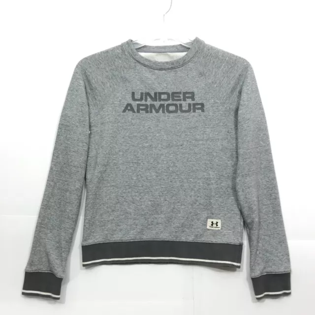 Under Armour Legacy All Seasons Gear Sweatshirt Womens S Small Gray Pullover