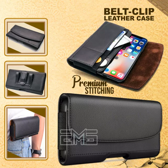 Cell Phone Belt Holster Wallet With Clip Pouch Holder Case Oppo Nokia Motorola