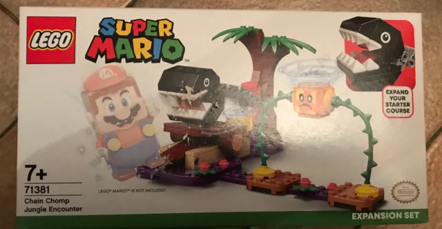 Lego Set Boite Super Mario Nintendo 71381 Chain Chomp Jungle Encounter Expension