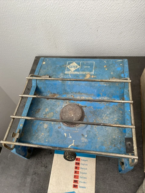 Réchaud à Gaz Bleuet Ancien – Scoutisme – Camping – Vintage – Occasion