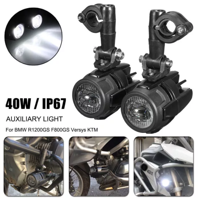 Motorrad Nebelleuchte Zusatzscheinwerfer Lauflicht LED Für BMW R1200GS  F800GS