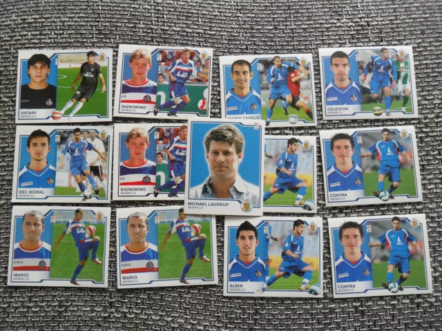 13 Este Fußball Sticker wie Panini Getafe La Liga 2007/08 neuwertig