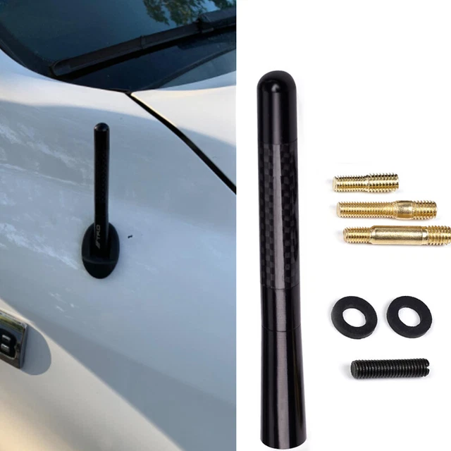 4.7" Carbon Fiber Style TRD Antenna AM FM Radio Reception FOR TACOMA TUNDRA