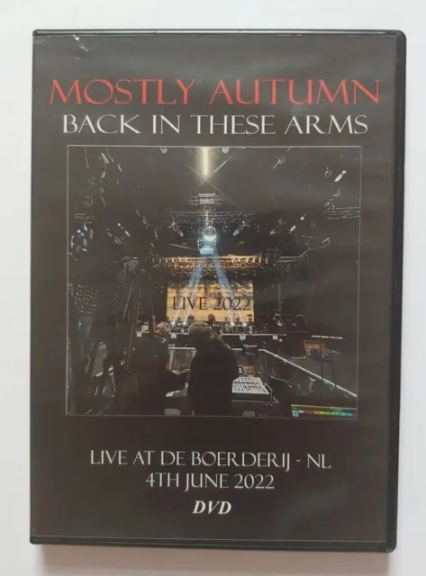 MOSTLY AUTUMN Back In These Arms Live At De Boerderij DVD 2 Discs *Cracked Case*