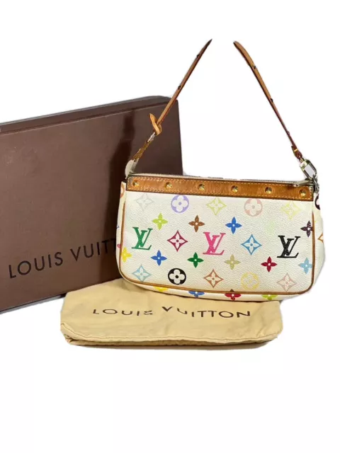 Auth Louis Vuitton Monogram Multicolore Pochette Accessoir M92649