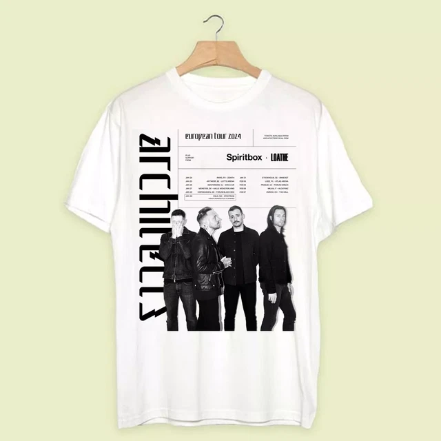 NEW POPULAR ARCHITECTS tour 2024 Short Sleeve Men All Size TShirt £18.
