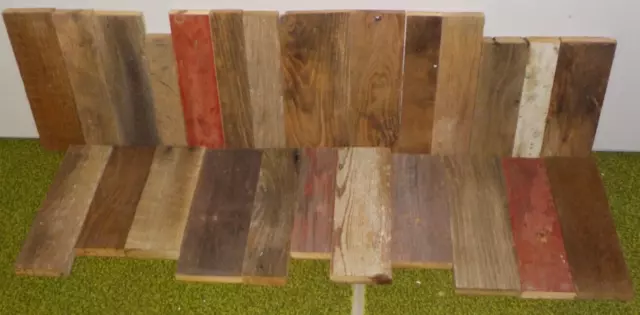 Reclaimed Weathered Old Barn Board Wood Lumber Rustic Decor Crafts Wall Art #22