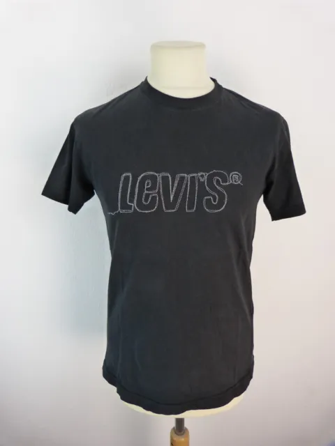Levis Tee-Shirt homme Taille S - Manches courtes - Noir - Red Tab