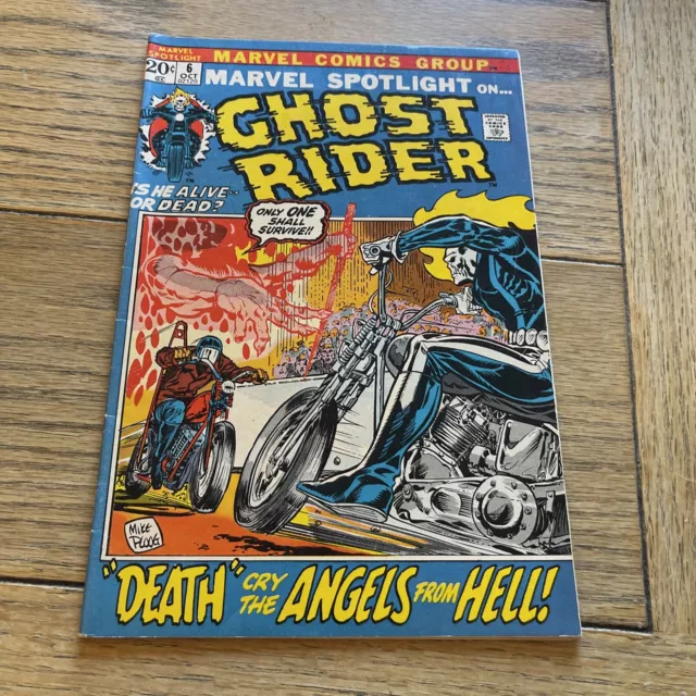 Marvel Spotlight #6 2nd App of Ghost Rider - Origin of Ghost Rider Marvel 1972