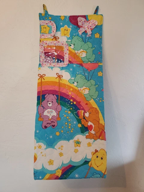 Care Bear Hanging Diaper Caddy~ Vintage 1980's