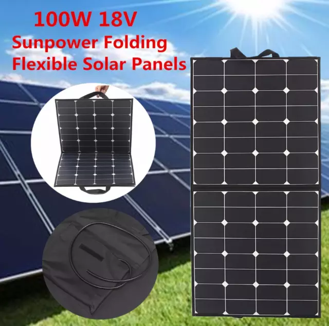 Panel solar flexible monocristalino solar Elfeland SP-4 100W 18V impermeable plegable