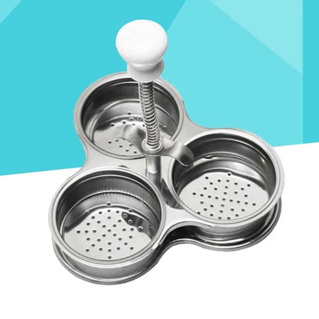 2 piezas Cocina Caldera de Huevos 3 Caza Molde Caza Caza al Vapor Cocina Hervida