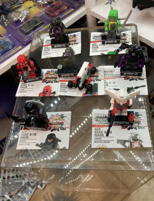 Kre-o Kreo Kreon Transformers Micro Changers Series 1 Full Set of 12