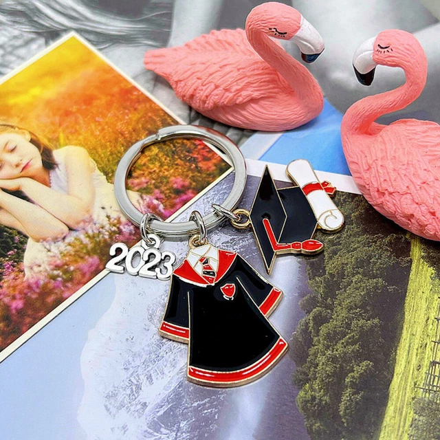 2 Pcs Sac Porte-clés Pendentif Porte-clés De La Saison Des Diplômes Métal