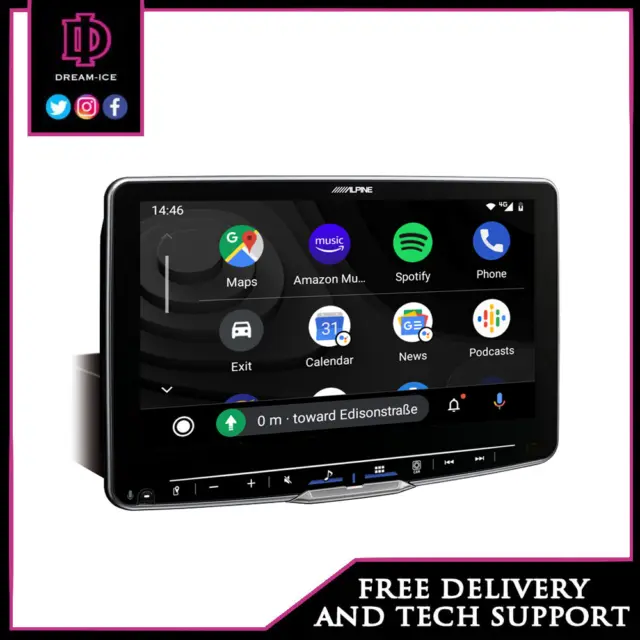 Alpine ILX-F905D HALO 9 DAB BLUETOOTH APFEL CARPLAY ANDROID AUTO 9" FLOATING