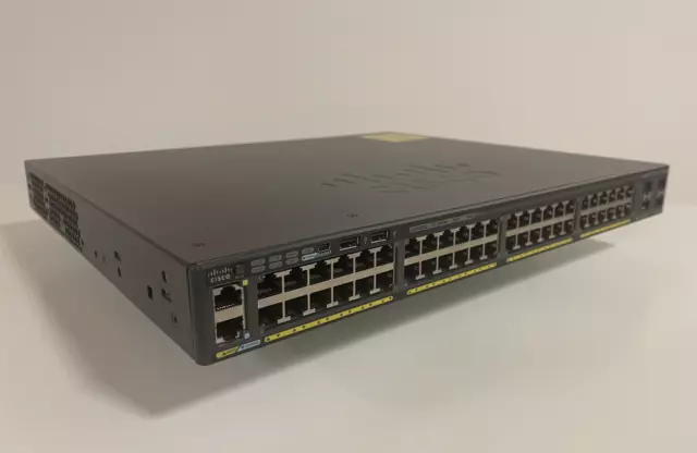 Cisco Catalyst WS-C2960X-48FPS-L PoE+ 4x10G SFP 740W