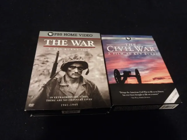Ken Burns: Civil War & THE War Documentaries 6 Disc DVD Box FULL SET