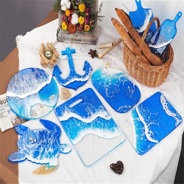 Sea turtle Boat Anchor Silicone Tray Mold Serving Board Mold for Epoxy