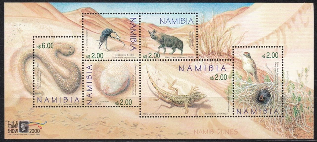 Namibia, Fauna, Namib Dunes, Birds, Animals, Reptiles, Insects MNH / 2000