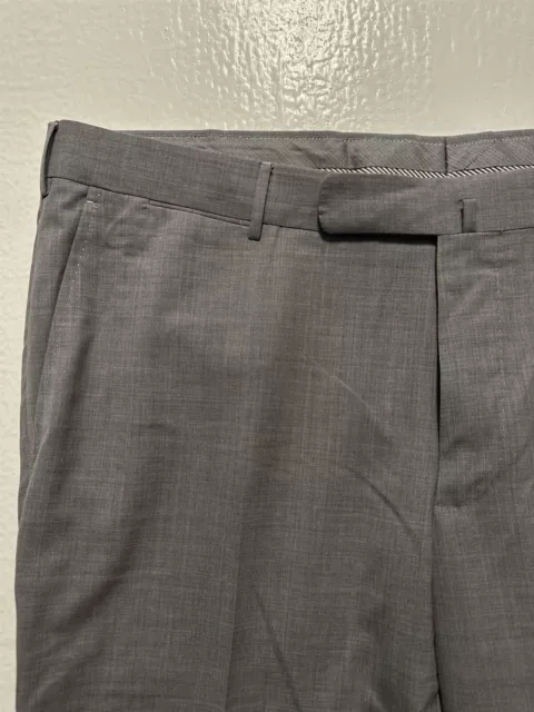 Ermenegildo Zegna 38 x 30 High Performance Gray Superfine Wool Dress Pants 2