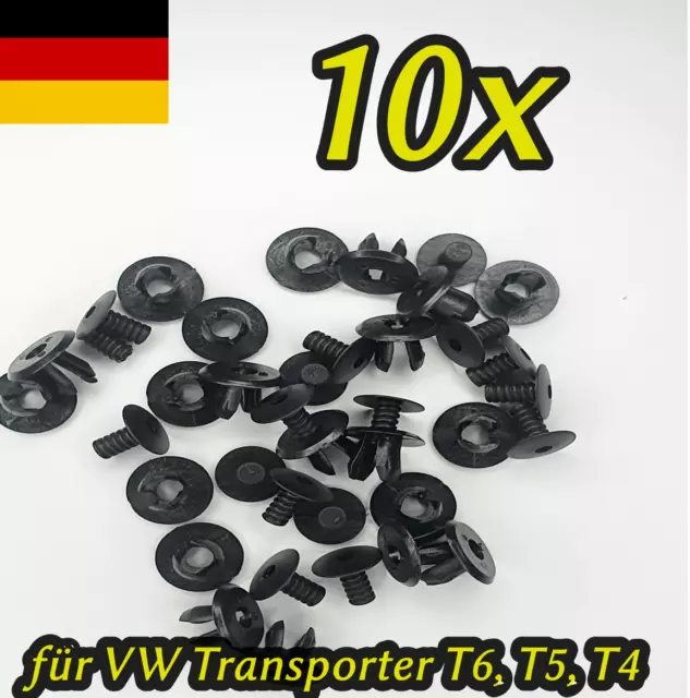 10X BEFESTIGUNG CLIPS für VW Transporter T4 T5 GoIf 8mm Klips 701867299 NEU  #049 EUR 5,90 - PicClick DE