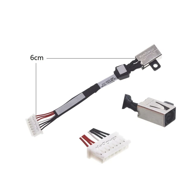DC Jack Connecteur Alimentation Pour Dell XPS Series 15-9560 Ligne：6cm
