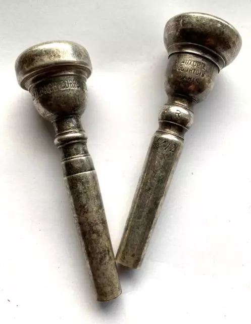 ANCIENNES EMBOUCHURES POUR TROMPETTE ou TROMBONE